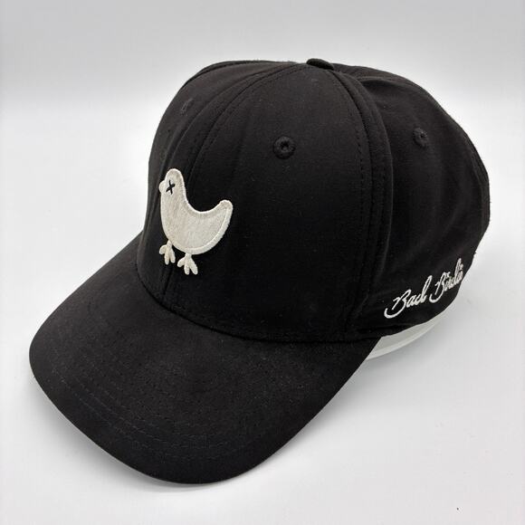 Bad Birdie Black Embroidered Bird Script Snapback Golf Hat Cap PGA LIV Preppy - Picture 2 of 10